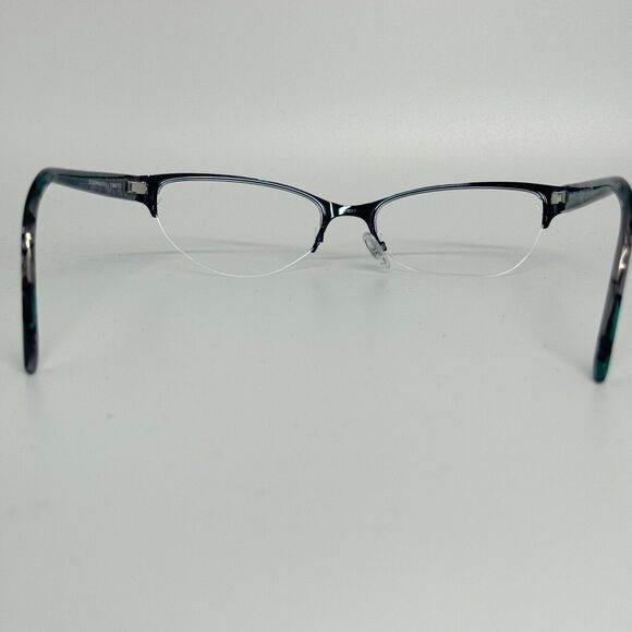 BCBGMAXAZRIA Kana Teal Eyeglasses Frame 53-17-135mm H13480 - Picture 3 of 7